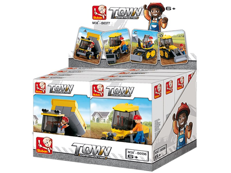 Sluban Town M38-B0377 Displej – 4 druhy / 8ks