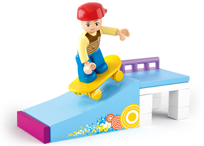 Sluban Girls Dream M38-B0512 Skejťák