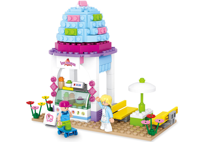 Sluban Girls Dream M38-B0525 Zmrzlinový obchodík